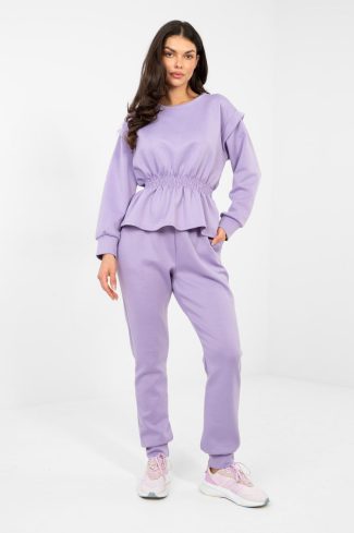 Violet Set in Pants, Trousers, Shorts with Spandex, Polyester and Viscose