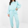 Green Set in Pants, Trousers, Shorts with Spandex and Viscose