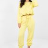 Yellow Set in Pants, Trousers, Shorts with Spandex and Viscose
