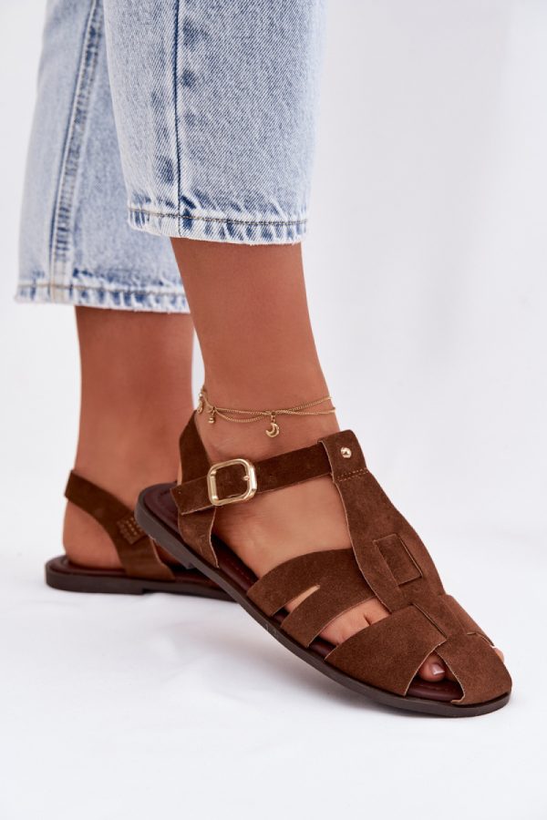 brown Sandals model 224475 Step in style