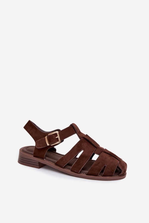 brown Sandals model 224480 Step in style