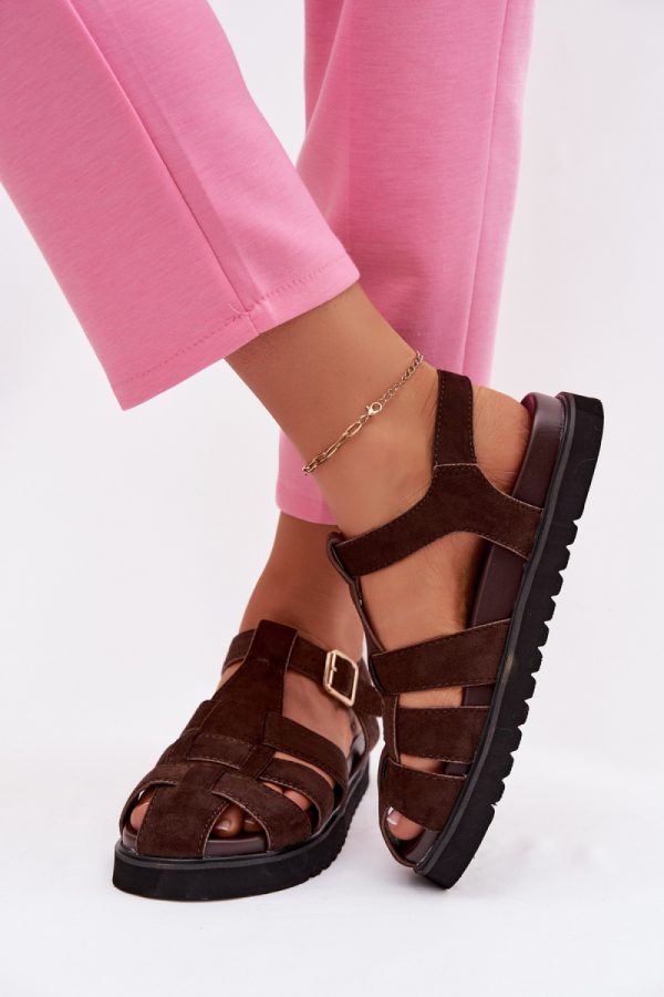 brown Sandals model 224489 Step in style