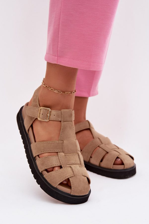 beige Sandals model 224490 Step in style