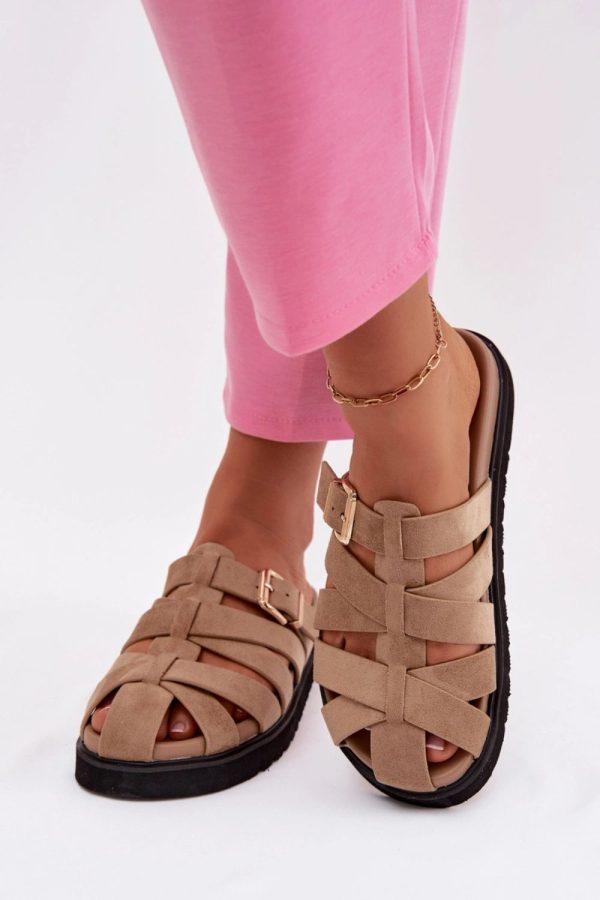 beige Flip-flops model 224511 Step in style