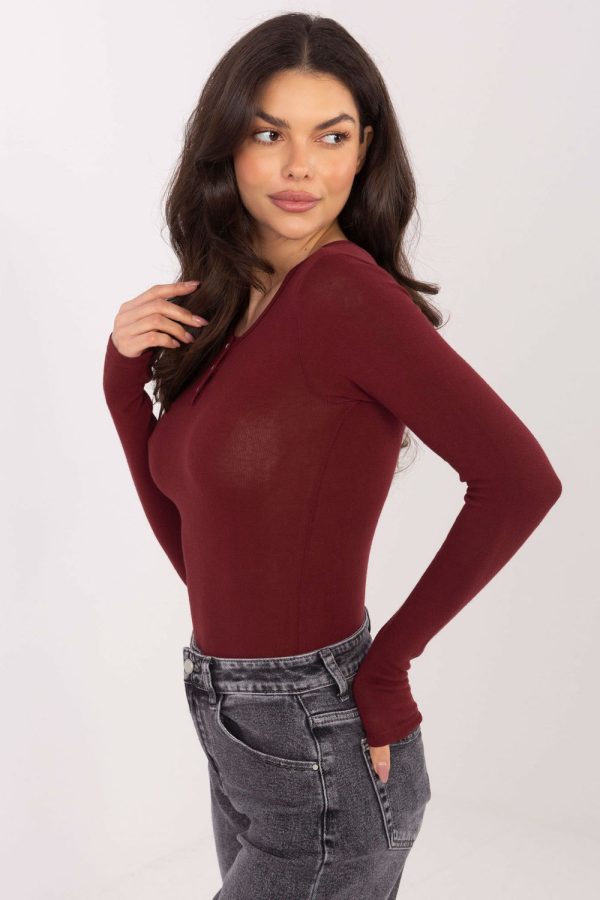 Red Blouse in Women`s Blouses, Tunics with Cotton