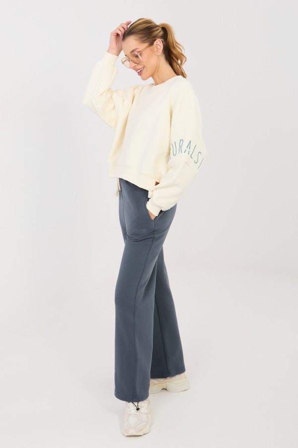 Grey Tracksuit Trousers in Pants, Trousers, Shorts with Cotton and Polyester