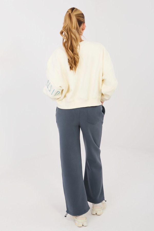 Grey Tracksuit Trousers in Pants, Trousers, Shorts with Cotton and Polyester