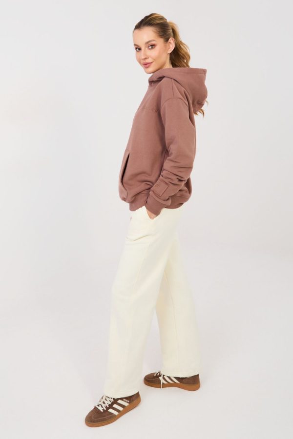 Beige Tracksuit Trousers in Pants, Trousers, Shorts with Cotton and Polyester