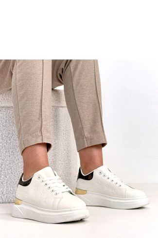 White Sport Shoes..Fabric, Footbed and Platform Height