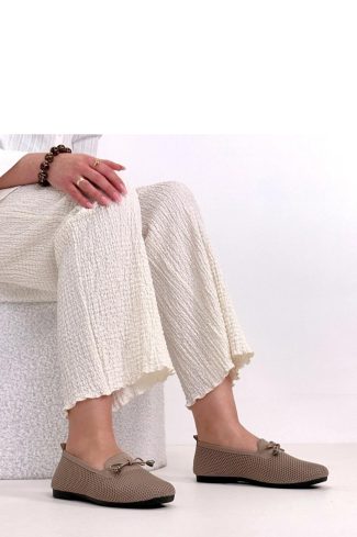 1114525 Beige Mocassin....Fabric, Footbed and Heel Height