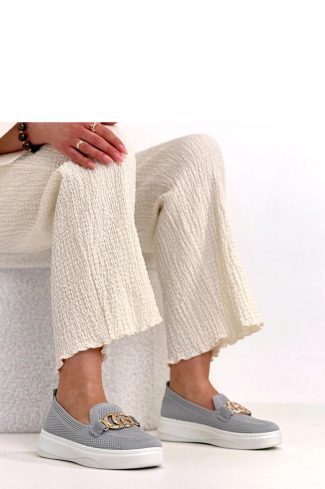 Grey Sneakers....Fabric, Footbed and Platform Height