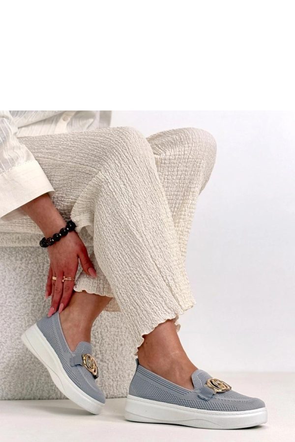 Grey Sneakers....Fabric, Footbed and Platform Height