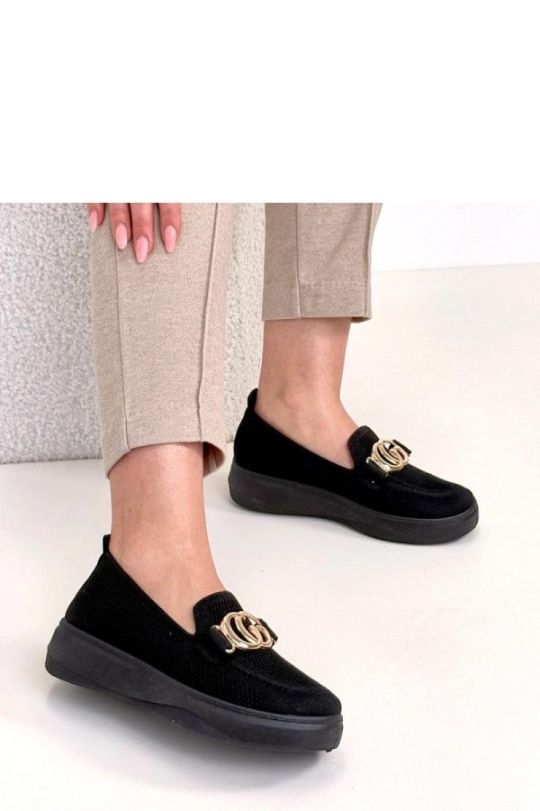 Black Sneakers.Fabric, Footbed and Platform Height