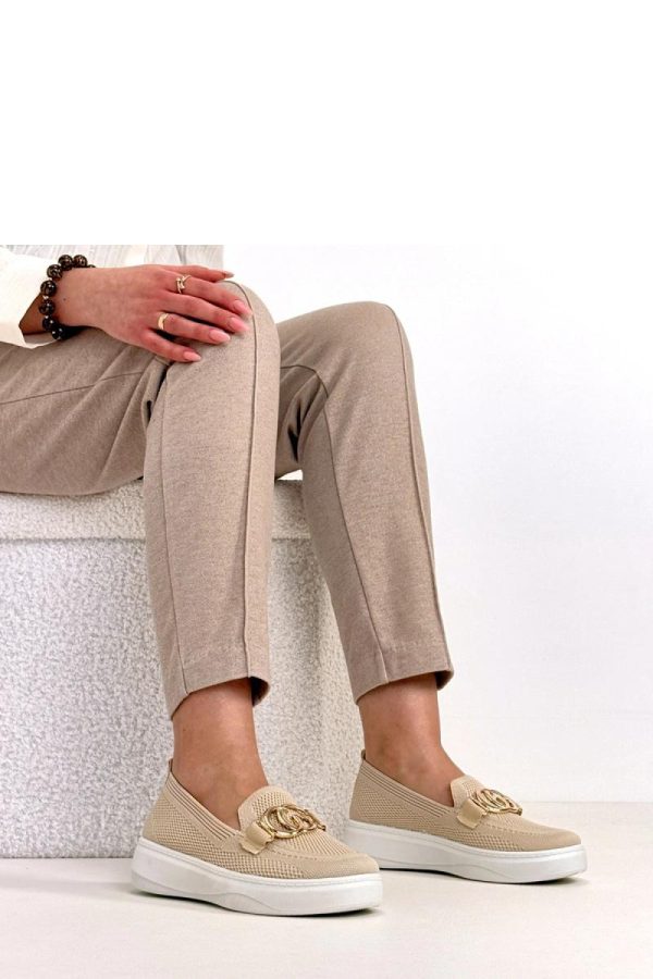 Beige Sneakers....Fabric, Footbed and Platform Height