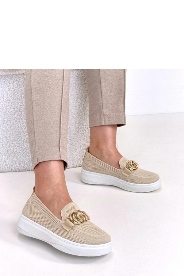 Beige Sneakers....Fabric, Footbed and Platform Height