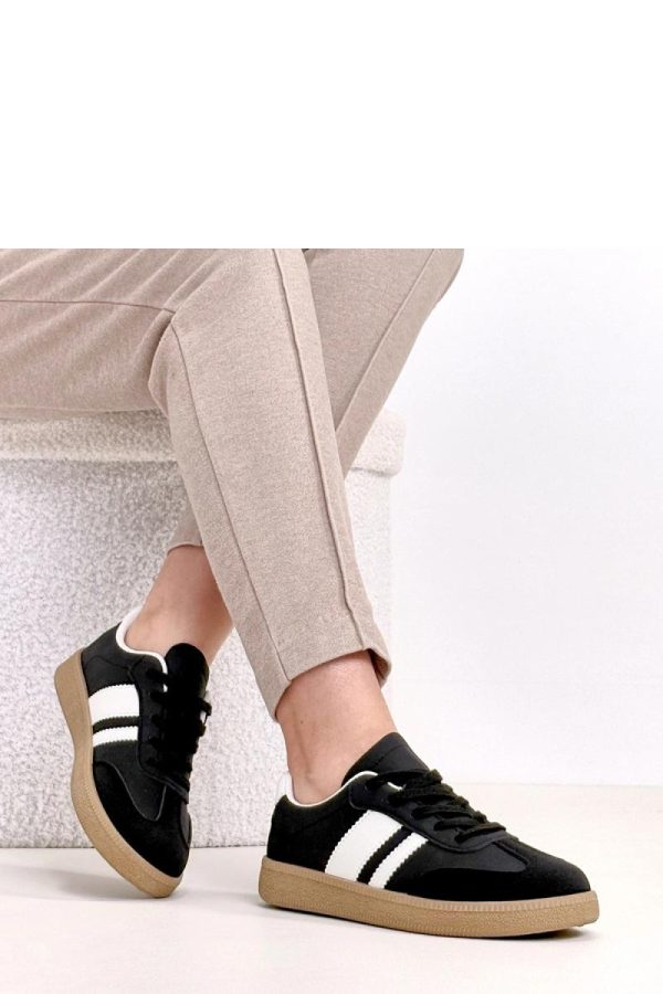 Black Sport Shoes in Women`s Athletic Shoes, Trainers, Sneakers with Fabric, Footbed and Platform Height