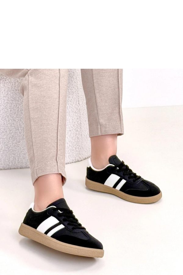 Black Sport Shoes in Women`s Athletic Shoes, Trainers, Sneakers with Fabric, Footbed and Platform Height