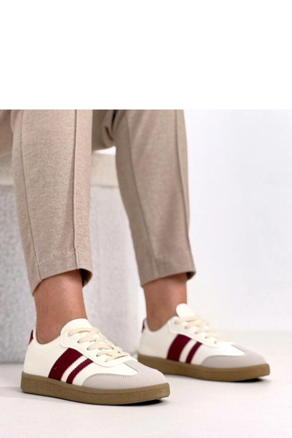 Beige Sport Shoes in Women`s Athletic Shoes, Trainers, Sneakers with Fabric, Footbed and Platform Height