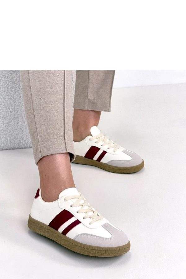 Beige Sport Shoes in Women`s Athletic Shoes, Trainers, Sneakers with Fabric, Footbed and Platform Height