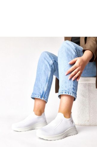 White Sport Shoes....Fabric, Footbed and Platform Height