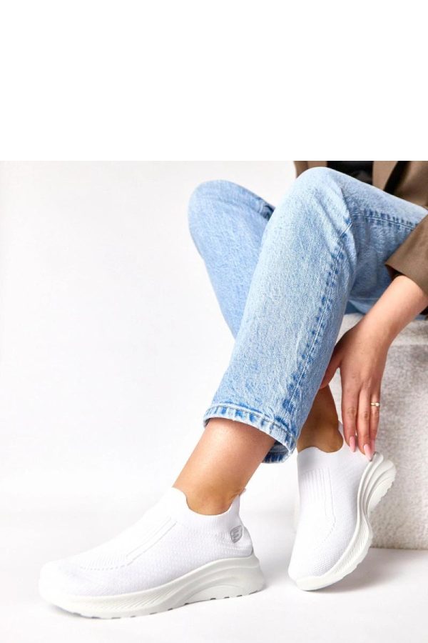 White Sport Shoes....Fabric, Footbed and Platform Height