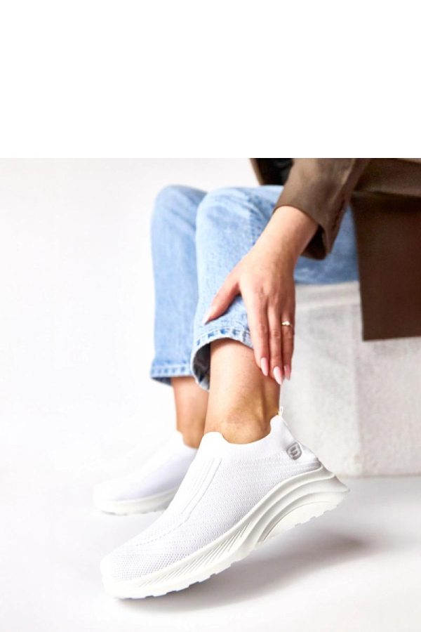 White Sport Shoes....Fabric, Footbed and Platform Height