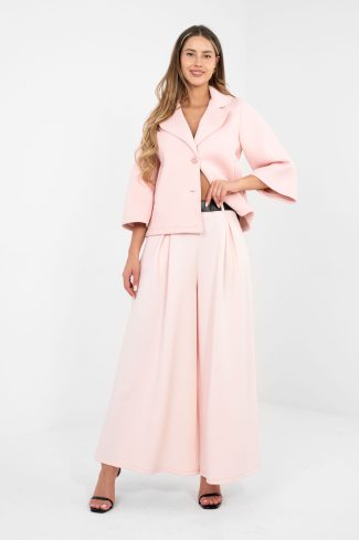 Pink Tracksuit Trousers in Pants, Trousers, Shorts with Spandex, Polyester and Viscose