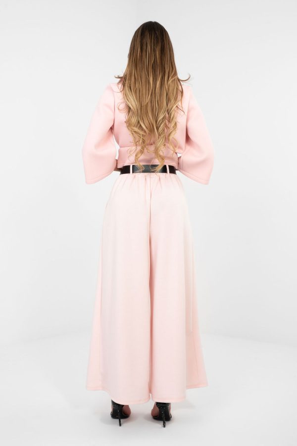 Pink Tracksuit Trousers in Pants, Trousers, Shorts with Spandex, Polyester and Viscose