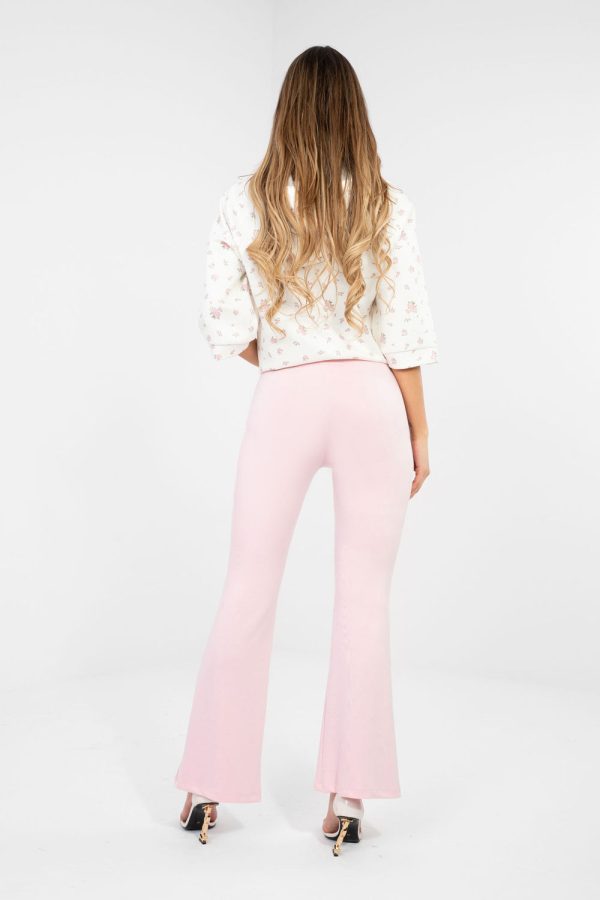 Pink Tracksuit Trousers in Pants, Trousers, Shorts with Spandex and Viscose