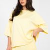 Yellow Blouse in Women`s Blouses, Tunics with Spandex and Viscose