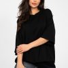 Black Blouse in Women`s Blouses, Tunics with Spandex and Viscose