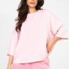 Pink Blouse in Women`s Blouses, Tunics with Spandex and Viscose