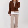 1114866 Beige Set in Pants, Trousers, Shorts with Spandex, Polyester and Viscose