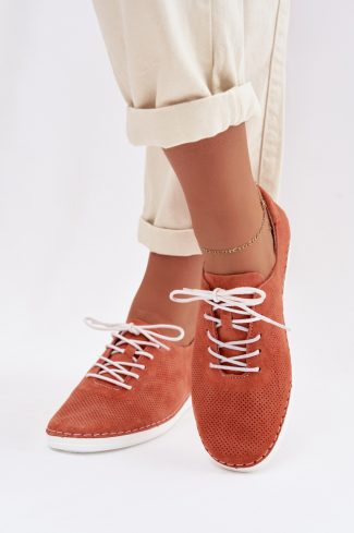 1115032 orange Half shoes model 224711 Step in style
