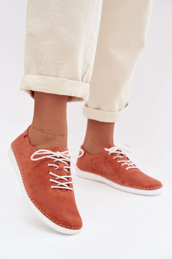 orange Half shoes model 224711 Step in style