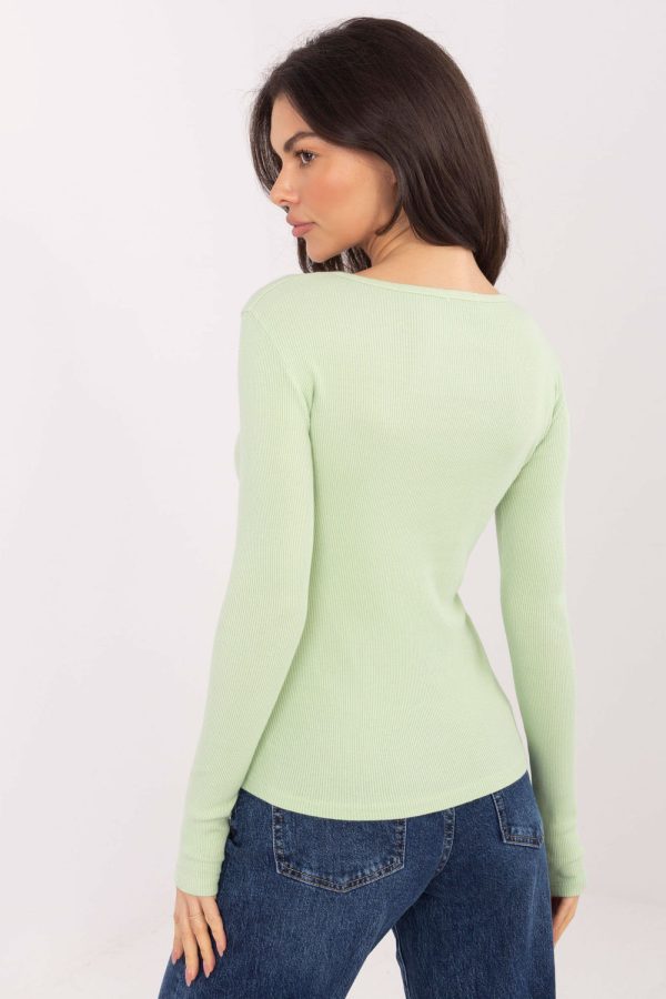 Green Blouse in Women`s Blouses, Tunics with Cotton