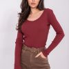 Red Blouse in Women`s Blouses, Tunics with Cotton