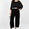 1115189 Black Jeans in Pants, Trousers, Shorts with Cotton and Spandex