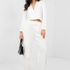 Beige Set in Pants, Trousers, Shorts with Spandex, Polyester and Viscose
