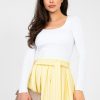 White Blouse in Women`s Blouses, Tunics with Cotton and Spandex