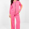 Pink Set in Pants, Trousers, Shorts with Spandex, Polyester and Viscose