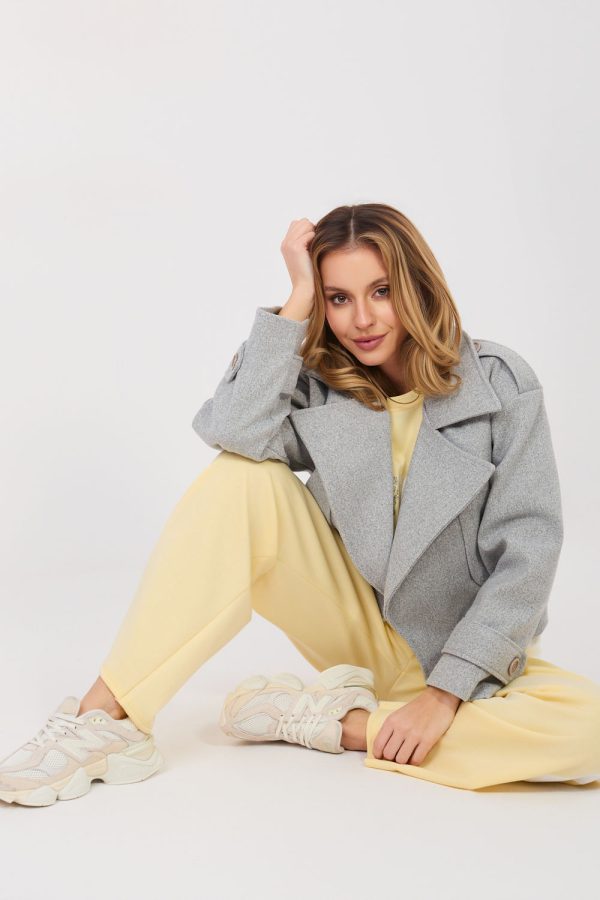 Yellow Set in Pants, Trousers, Shorts with Spandex, Polyester and Viscose