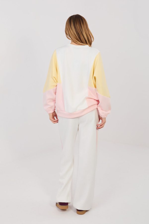Beige Set in Pants, Trousers, Shorts with Spandex, Polyester and Viscose