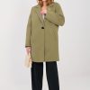 Green Coat in Women`s Coats, Jackets with Spandex and Polyester