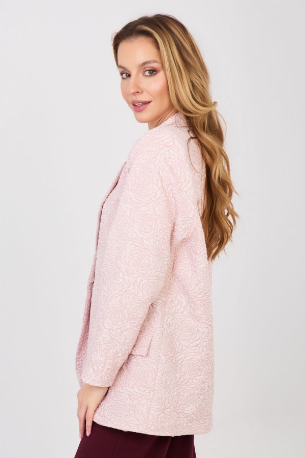 Pink Jacket in Jackets, Vests For Women with Polyester and Viscose
