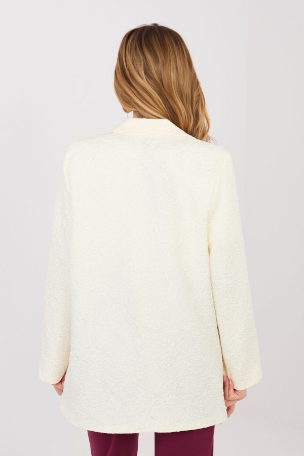 Beige Jacket in Jackets, Vests For Women with Polyester and Viscose