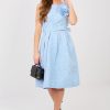 Blue Cocktail Dress in Formal Dresses, Cocktail Dresses with Polyester and Viscose