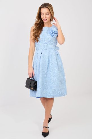 Blue Cocktail Dress in Formal Dresses, Cocktail Dresses with Polyester and Viscose