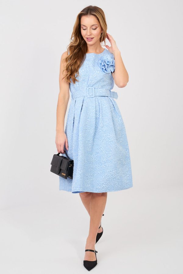Blue Cocktail Dress in Formal Dresses, Cocktail Dresses with Polyester and Viscose