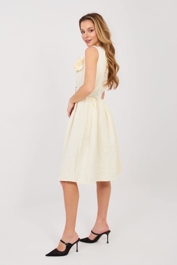 Beige Cocktail Dress in Formal Dresses, Cocktail Dresses with Polyester and Viscose